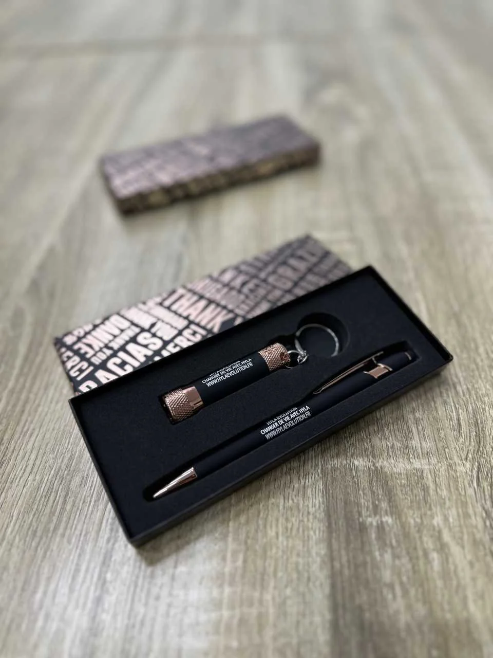 COFFRET STYLO/PORTE CLÉ HYLA