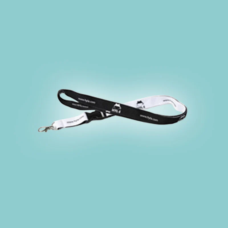 CORDON PORTE CLÉ NOIR ET BLANC