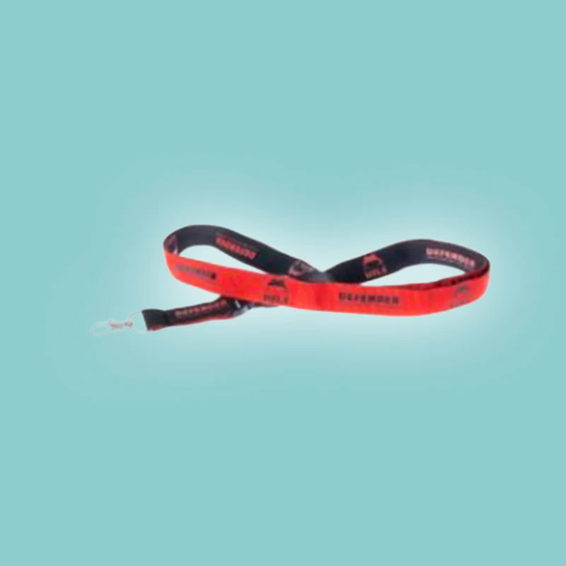 CORDON PORTE CLÉ ROUGE NOIR